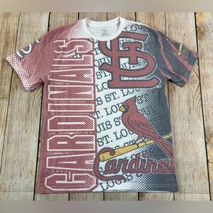 MLB St Louis Cardinals Baseball Boys Large 14/16 T Shirt